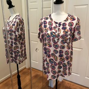 SMITH NEW YORK Women's Silk Blouse Size XS